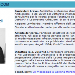 A profesora Corinna Morandi, do Politécnico de Milano na ETSAC