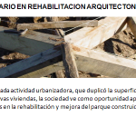 Mestrado Universitario en Rehabilitación Arquitectónica. Información curso 2012-2013