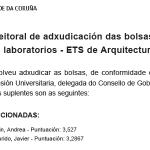 Bolsas de formación en laboratorios – ETS de Arquitectura.