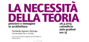 La necessità della teoria. Pensiero e immagine in architettura. Conferencia do director da Escola Fernando Agrasar