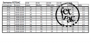 FETSAC. Axustes do horario de docencia. Grao en Arquitectura. @ ETSAC