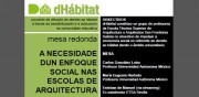 Mesa redonda na ETSAC: A necesidade dun ENFOQUE SOCIAL nas ESCOLAS DE ARQUITECTURA @ Multiusos futbolín, andar -2, ETSAC