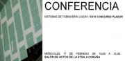 Palestra: Sistemas de Tabiquería Lixeira. Concurso Pladur XXVI 2016 @ Salón de Actos. E.T.S.A.