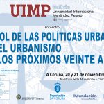 Curso da UIMP: “O rol das políticas urbanas e do urbanismo nos próximos 20 anos”