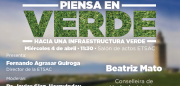 Pensa en Verde. Charla coloquio na ETSAC cara a unha infraestrutura verde @ Salón de actos da ETSAC, andar 0