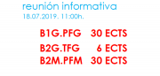 Reunión informativa: itinerarios para a finalización dos estudos en Boloña 1 e Boloña 2. B1.PFG - B2.TFG - B2.TFM @ Salón de actos. ETSAC