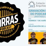 Gravación do podcast BIMrras na Delegación de Lugo do COAG