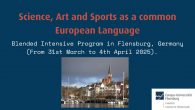 Curso BIP “Science, Art and Sports as a common European Language” en Flensburg