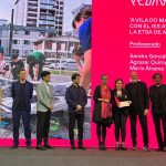 Fernando Agrasar e Sandra González recollen o premio da XIII BIAU en Lima