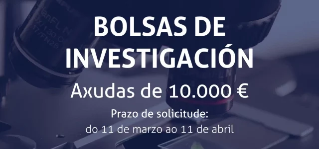 Bolsas de Investigación da Deputación Provincial da Coruña para o ano 2025