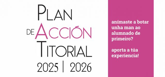 Convocatoria de mentores para o Plan de Acción Titorial do curso 2025-2026