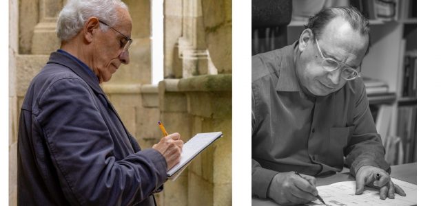 Conferencia sobre Santiago de Compostela de Xerardo Estévez e Alfonso Salgado