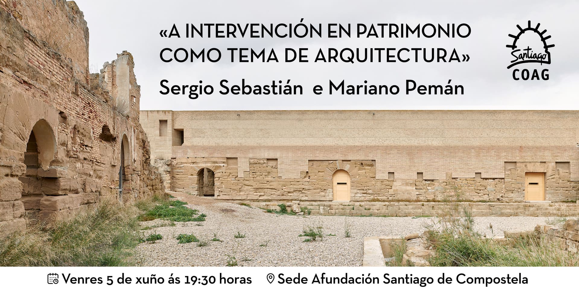 Conferencia de Mariano Pemán e Sergio Sebastián en Santiago de Compostela