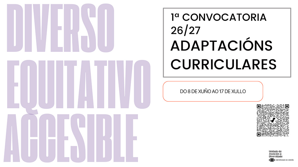 Convocatoria de adaptacións curriculares para o curso 2026-2027