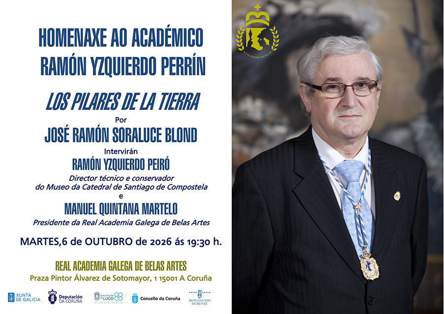 Homenaxe a Ramón Yzquierdo Perrín na Real Academia Galega de Belas Artes