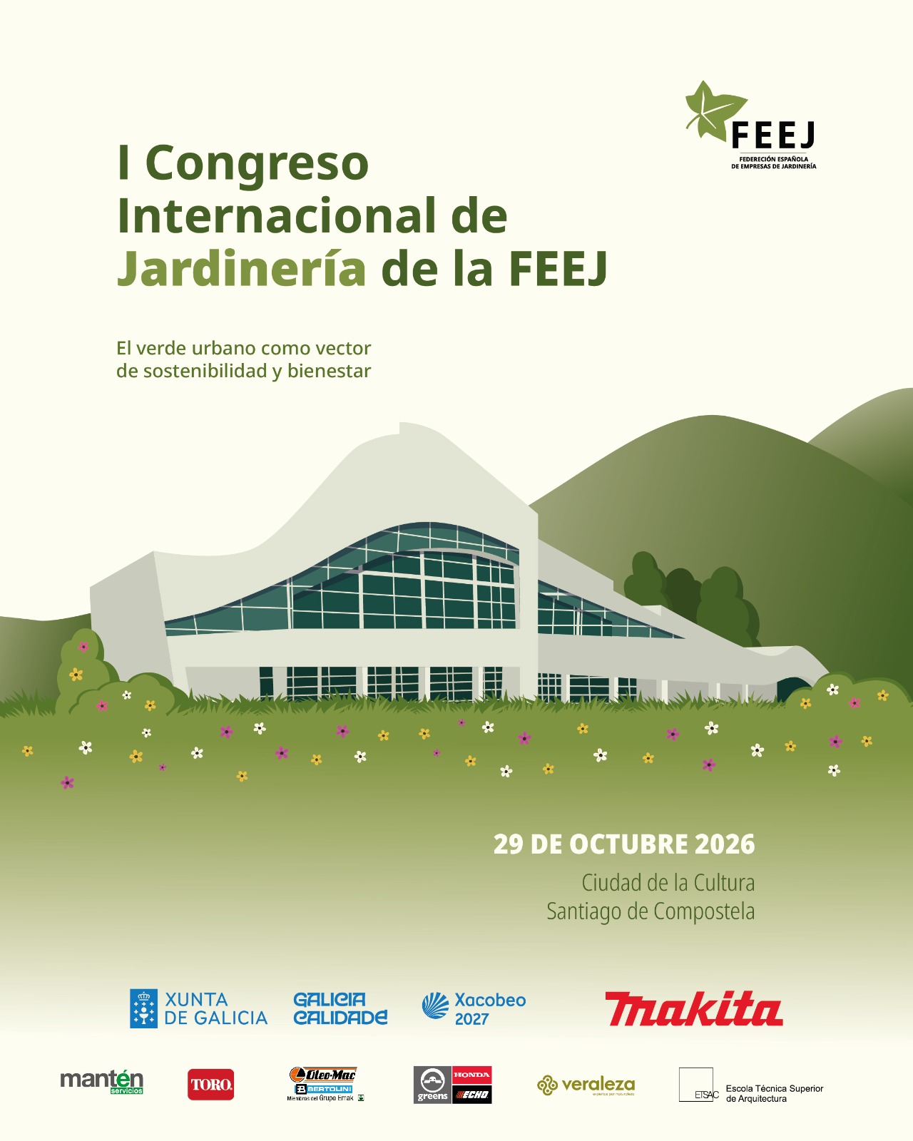 I Congreso Internacional de Xardinería da FEEJ en Santiago de Compostela